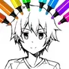 Anime Boys Coloring Pages
